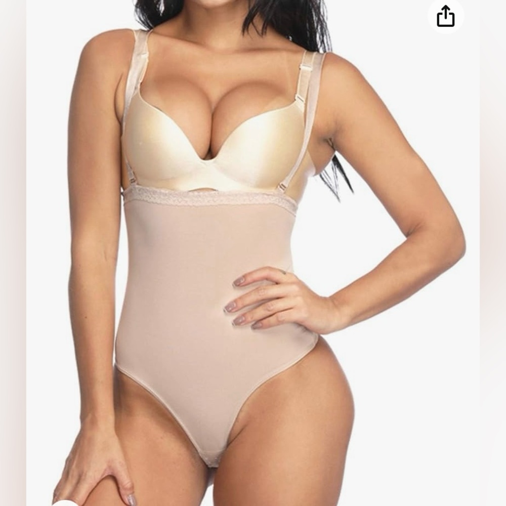 High waist tummy control body shaper